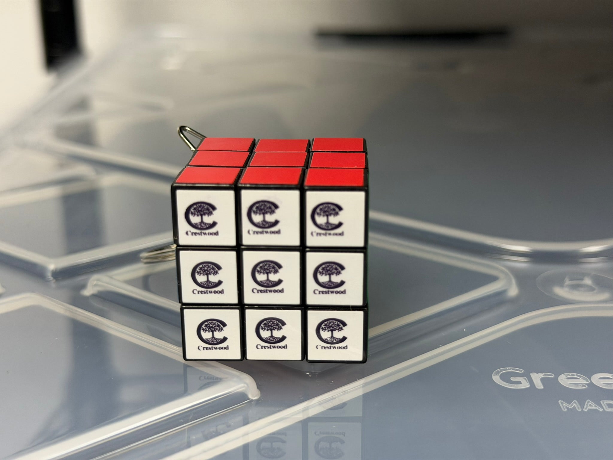 Rubik's Cube Keychain